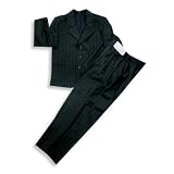 Perry Ellis - Boys 2 Piece Tyler Single Breasted Suit, Black