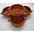 Honey Brown Terracotta Soup/Pie Pot Set