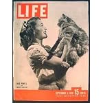Life Magazine September 9, 1946 - Cover: Jane Powell book cover