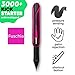 SonarPen - Pressure Sensitive Smart Stylus Pen with Palm Rejection and Shortcut Button. Battery-Less. Compatible with Apple iPad/Pro/Mini/iPhone 4s - X/Plus/Max/Android (Fuchsia)