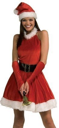 Rubies Sexy Mrs Santa Claus Helper Outfit Adult XMAS Costume S