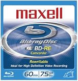 Maxell 631006 8cm Single Layer Blu-ray BD-RE Rewritable Disc