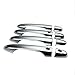 Kust ls3967w Door Exterior Handle Konb Trims Intelligent Style with 3 Keys Holes,Pack of 4 Pieces of Chrome Plating Material Trims Fit for 2015/16 Honda Crv)