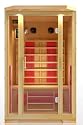 2 Person Sauna Glass Front Hemlock Ceramic Dry Heat FAR Infrared Portable Detox New