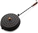 Rome's Chestnut Roaster and Fireplace Popcorn Popper, Steel with Wood Handle