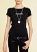 Mango Women's Basic T-shirt, L, Black