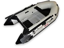 OCEAN290 GRAY 9.5 FT INFLATABLE BOAT ALUMINUM FLOOR 10HP