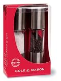 Review Cole and Mason H563900 / Cole and Mason Oslo Salt and Pepper Mill Set, Stainless Steel and Clear Acrylic, Gift Set