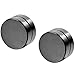 Men,Women's 8mm 10mm Stainless Steel Stud Earrings Silver Black Plug Expander Non Pierce Body Jewelry Magnetic
