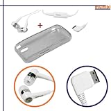 In Ear Stereo Headset Samsung S5230 Star WHITE Edition Kopfhörer Freisprecheinrichtung + mumbi Silikon Case transparent 418IN Y2eCL. SL160 In Ear Stereo Headset Samsung S5230 Star WHITE Edition Kopfhörer Freisprecheinrichtung + mumbi Silikon Case transparent