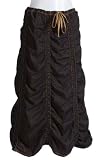 XCVI Denim Double Shirred Panel Skirt