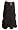 XCVI Denim Double Shirred Panel Skirt x-large