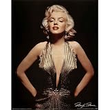 Marilyn Monroe (Gold Dress) Movie Poster Print - 16x20 People Mini Poster Print, 16x20