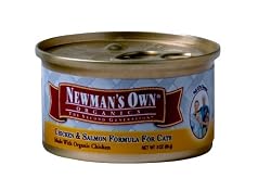 Newman's Own Organics Chicken & Salmon Formula for Cats, 3-Ounce Cans (Pack of 24)