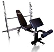 CAP Barbell 2 Incline / Decline / Flat Adjustable Exercise Weight Bench w/ Leg & Preacher Curl