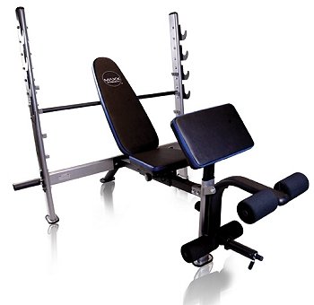 CAP Barbell 2 Incline / Decline / Flat Adjustable Exercise Weight Bench w/ Leg & Preacher Curl