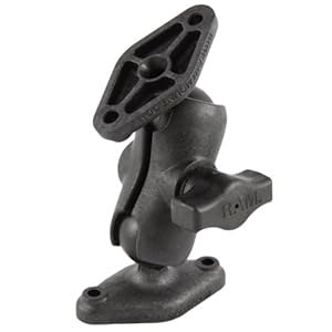 Brand New Ram Mounting Systems Ram Mount Composite Short Socket Arm W/2 Diamond Bases