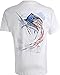Guy Harvey Star Spangled Sailfish T-Shirt WHITE X-Lg