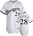 Prince Fielder White Majestic Authentic 2009 Home On-Field Milwaukee Brewers Jersey - 40