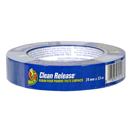 Tools: Henkel Duck .94 Inch by 60 Yard Clean Release Masking Tape, Blue #1135886