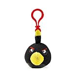 Angry Birds-Angry Birds Plush Black Clipon