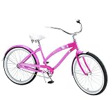 Nirve Hello Kitty Retro Kitty 24 Single Speed Cruiser Bike