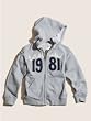 GUESS Kids Boys 1981 Zip Front Hoodie
