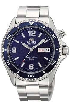 Orient #CEM65002D Men's Blue Mako Stainless Steel 200M Diver Watch