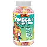 L'il Critters 子供用　オメガ３　（グミ180錠入り）Omega-3 - 180 Gummy Fish