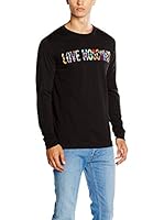 Love Moschino Camiseta Manga Larga (Negro)