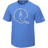 Houston Oilers Retro Throwback Helmet Vintage Light Blue T-Shirt