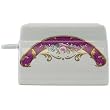 Indispensable - The Wonderful Toothpaste Dispenser, Porcelain Elegant Pink Rose Bower