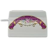 Indispensable - The Wonderful Toothpaste Dispenser, Porcelain Elegant Pink Rose Bower