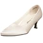 Annie Shoes Women's Aquarius Pump,Ivory Satin,9 M US