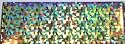 Rub on transfer foil for cardmaking & craft - holographic gold prismatic squares effect