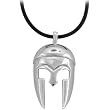 Inox Jewelry 316L Stainless Steel Spartan Helmet Pendant