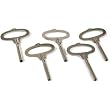 5 French Clock Keys Bestfit Quality Tools