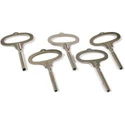 5 French Clock Keys Bestfit Quality Tools