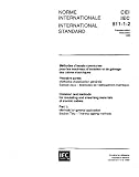 IEC 60811-1-2 Ed. 1.0 b:1985, Common test methods for insulating and sheathing materials of electric cables - Part 1: Methods for general application - Section Two: Thermal ageing methods