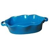 BIA Cordon Bleu Wavy 86-Ounce Oval Baker, Slate