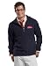 NCAA University of Mississippi Kashwere U Unisex Half Zip Pullover (Navy, X-Large/46-48)