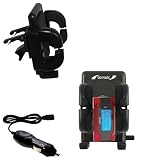 iRiver T30 Auto Vent Holder with Car Charger - Uses Gomadic TipExchange