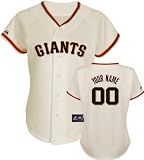 MLB Women's San Francisco Giants Replica Jersey Personalized (Ivory, Medium)