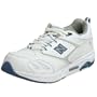 New Balance Women's WW845 Walking Shoe,White/Blue,6.5 B