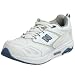 New Balance Women's WW845 Walking Shoe,White/Blue,6.5 B