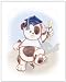 First Graduation (Pup) - Childrens Wall Art, Kids Wall Art, Nursery Wall Art