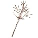 Factory Direct Craft Snowy Artificial Brown Pine Branch | For Indoor Decor