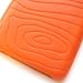 Apple iPod Nano 3 (3rd Generation) Swirly Line Soft Rubber Silicone Protector Skin Case Orange