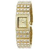 Breda Womens 2255_gold Elise Rhinestone Dress 