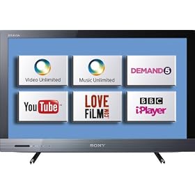 Sony KDL22EX320BU 22-inch Widescreen HD Ready Edge LED Internet TV with Freeview